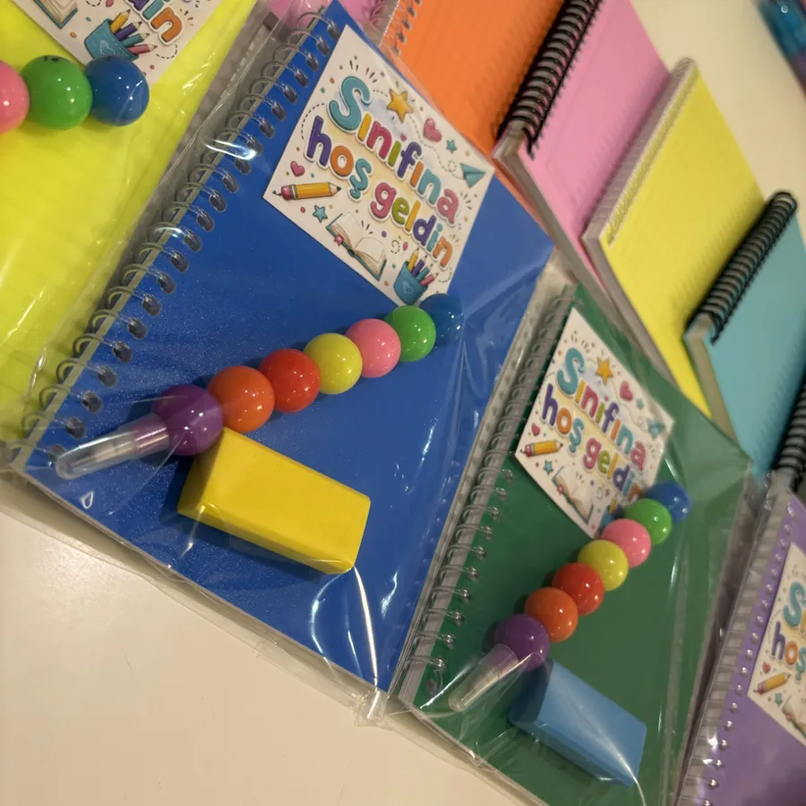 Defter, Kalem ve Silgi Seti
