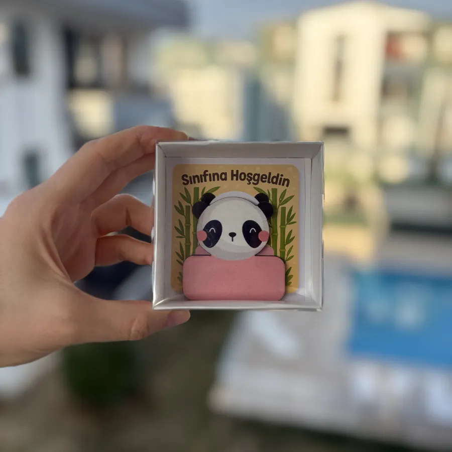 Kutulu Ahşap Rozet